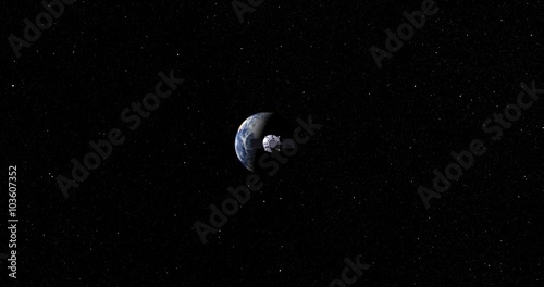 Flyby of Magellan spacecraft as it departs Earth and heads into space. Data: NASA/JPL. 