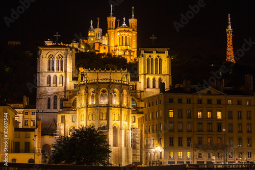 Cathedrals in Lyon, France