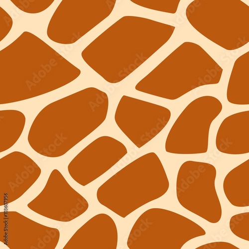 Giraffe Print Seamless Pattern