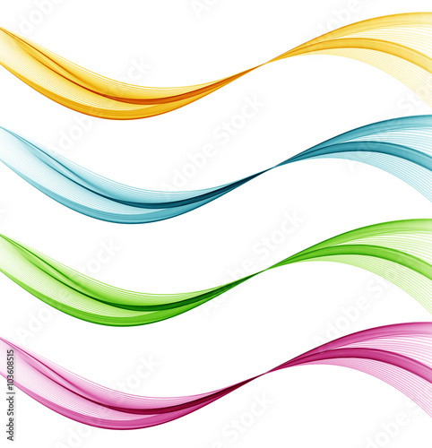 Abstract vector wave background
