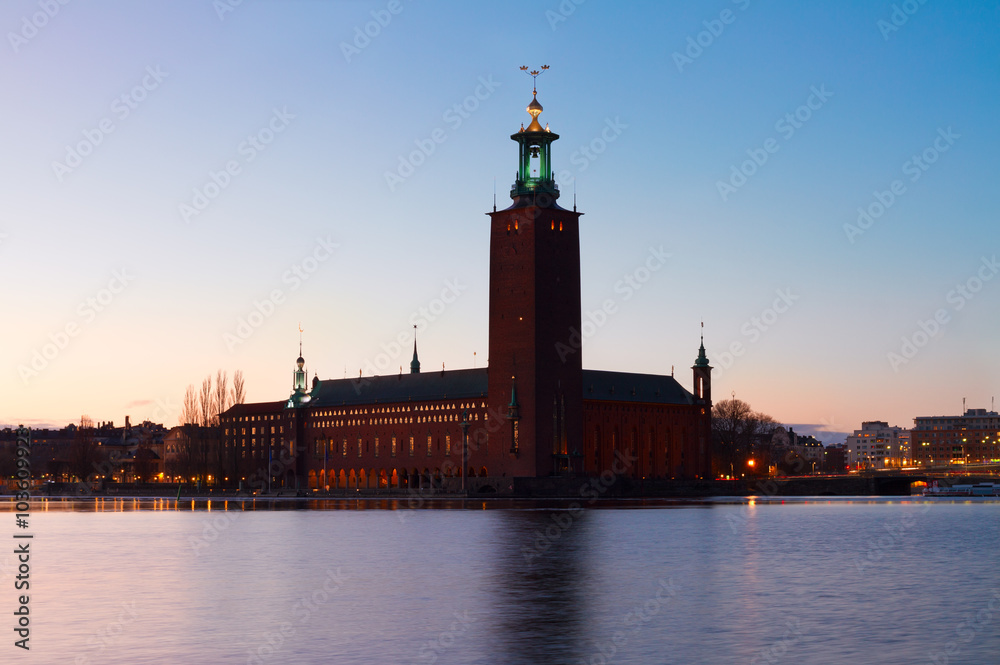 cityhall of Stockholm, Sweden