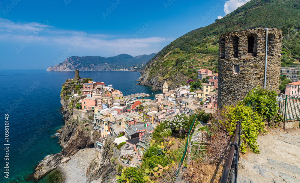 Vernazza village , Cinque Terre , Italy