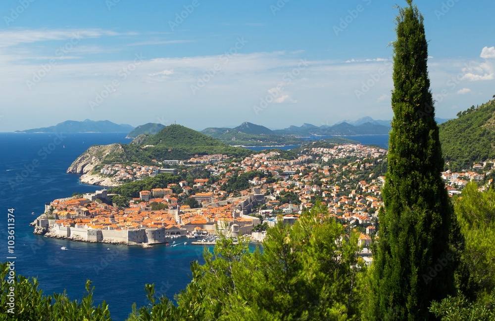 Dubrovnik Croatia harbor beautiful landscape