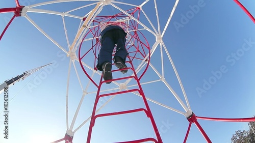 The cell tower. The construction of cell towers in the forest. The height of 50 meters. The work of the mountaineers. Winter. forest. A large crane. Very cold. Snow around.