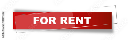 Button | Schild | For rent