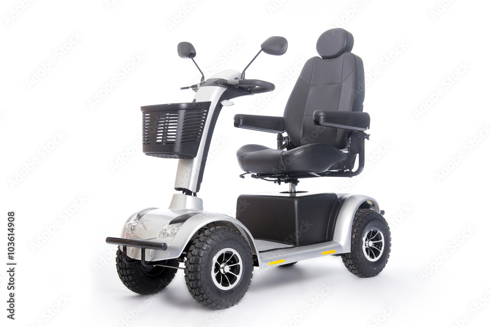 Naklejka premium ogólny skuter inwalidzki dla osób niepełnosprawnych lub starszych