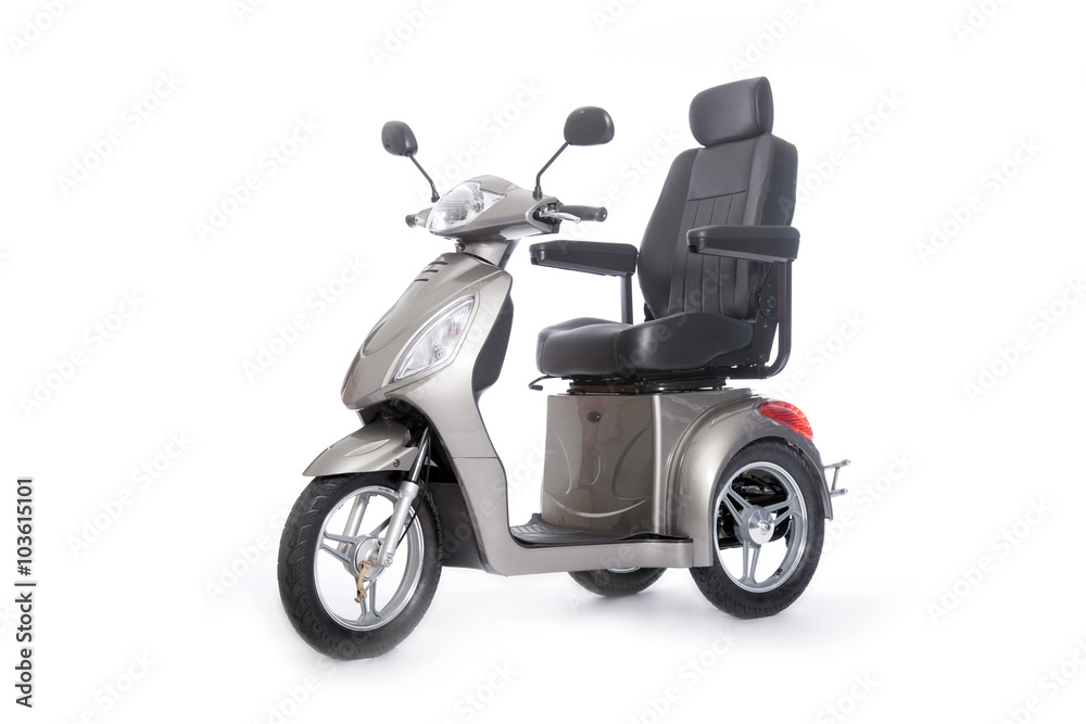 generic mobility scooter for disabled or elderly people against generic mobility scooter for disabled or elderly people against
