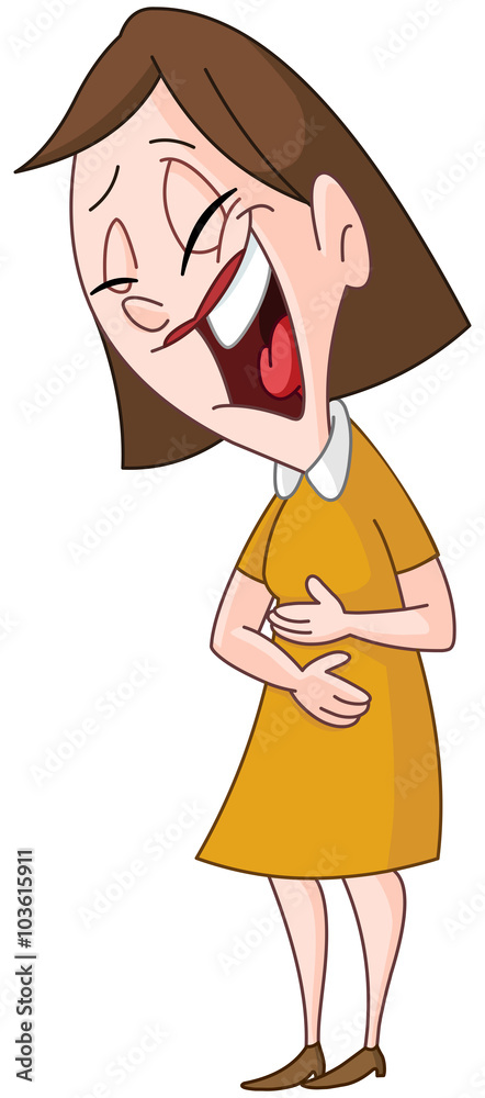 Laughing woman