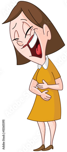 Laughing woman