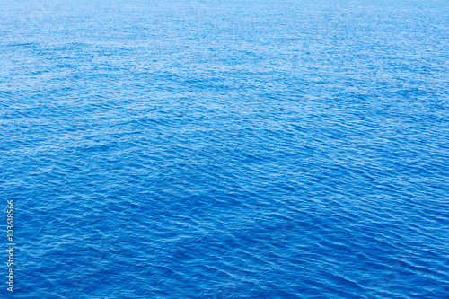 Fototapeta Naklejka Na Ścianę i Meble -  Blue sea surface with waves