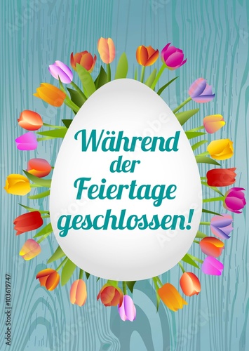 Während der Feiertage geschlossen 