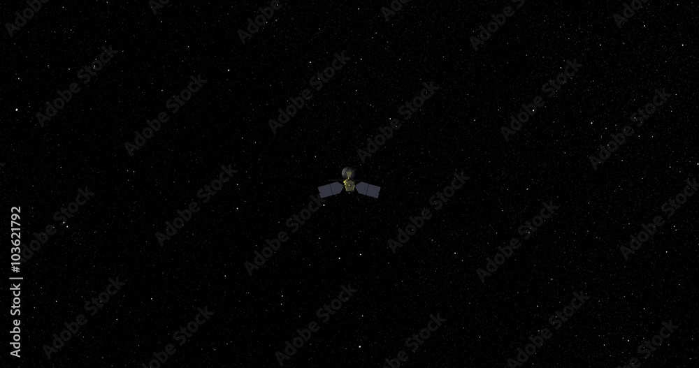 Flyby of Magellan spacecraft as it travels through empty space. Data: NASA/JPL. Flyby of Magellan spacecraft as it travels through empty space. Data: NASA/JPL.
