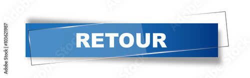 Button | Schild | Retour