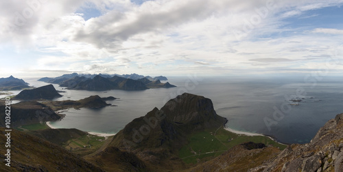 Lofoten islands, Norway / Lofoten is an archipelago and a traditional district in the county of Nordland, Norway.