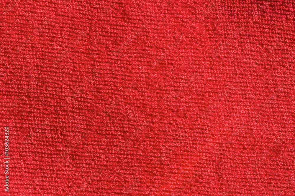 Red  fabric