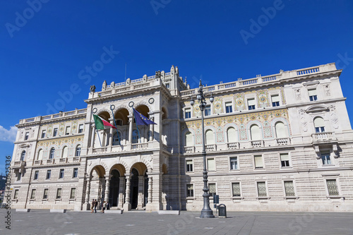 Government Building at the Unity of Italy square, Trieste, Italy