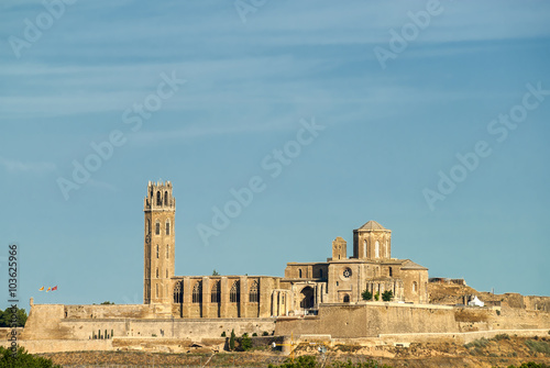 Panoramic view of Lerida (Spain)