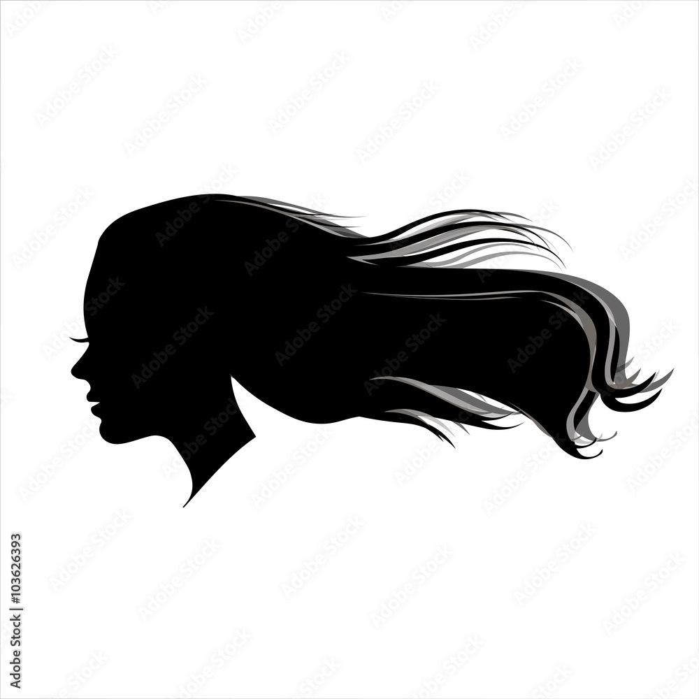 Woman sketch silhouette Woman sketch silhouette