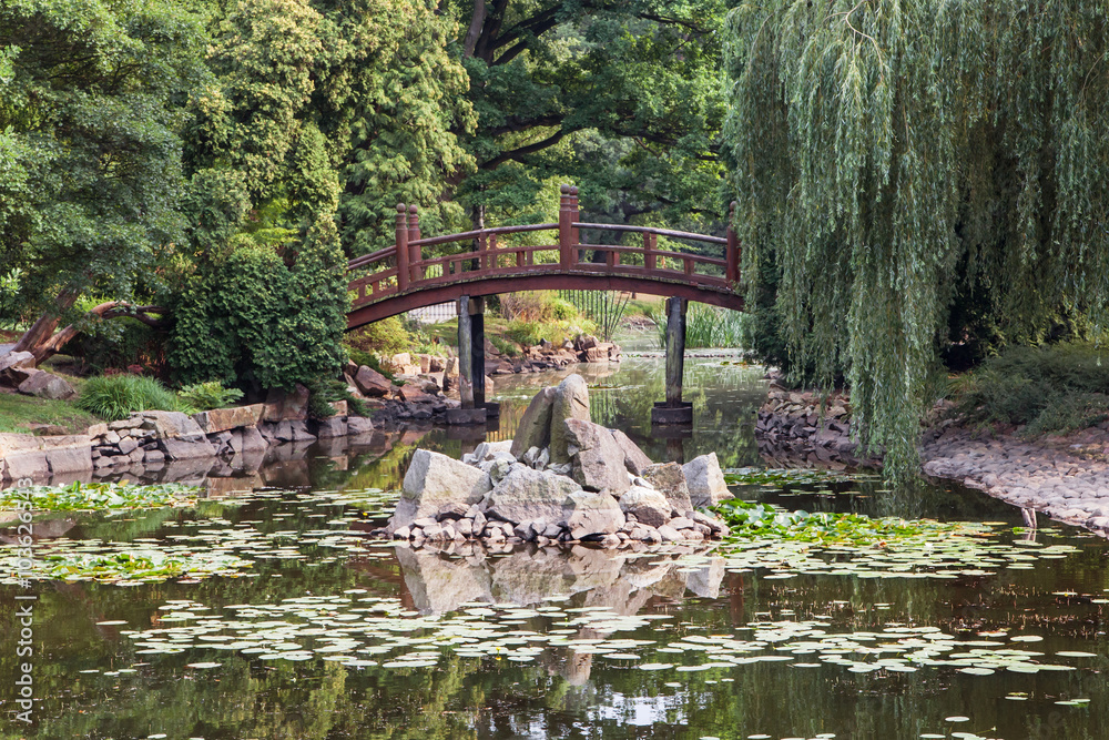 Obraz premium Japanese garden in Wroclaw
