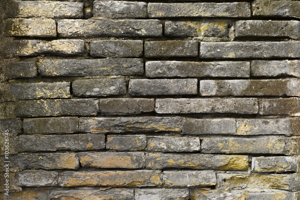 Old retro grunge brick wall for background texture Old retro grunge brick wall for background texture