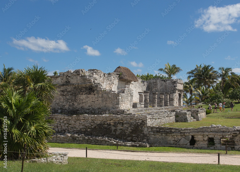 Tulum Mayan complex in Mexico