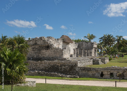 Tulum Mayan complex in Mexico