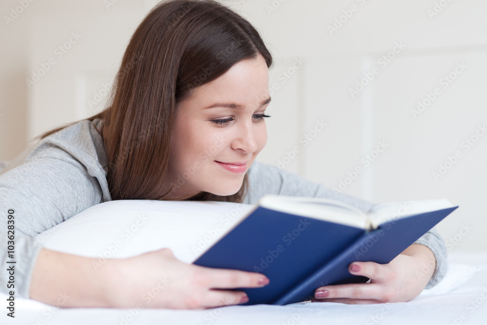 Enjoying a book Enjoying a book