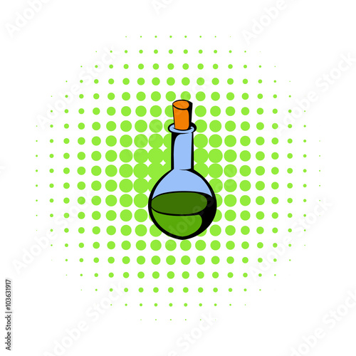Small bottle with a green potion icon
