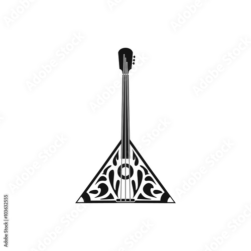 Balalaika icon, simple style