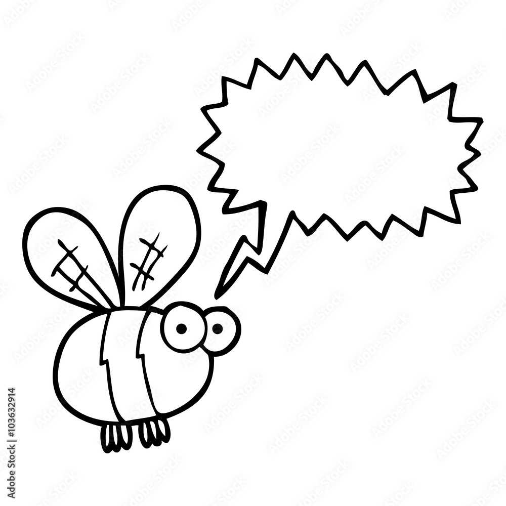 speech bubble cartoon bee speech bubble cartoon bee