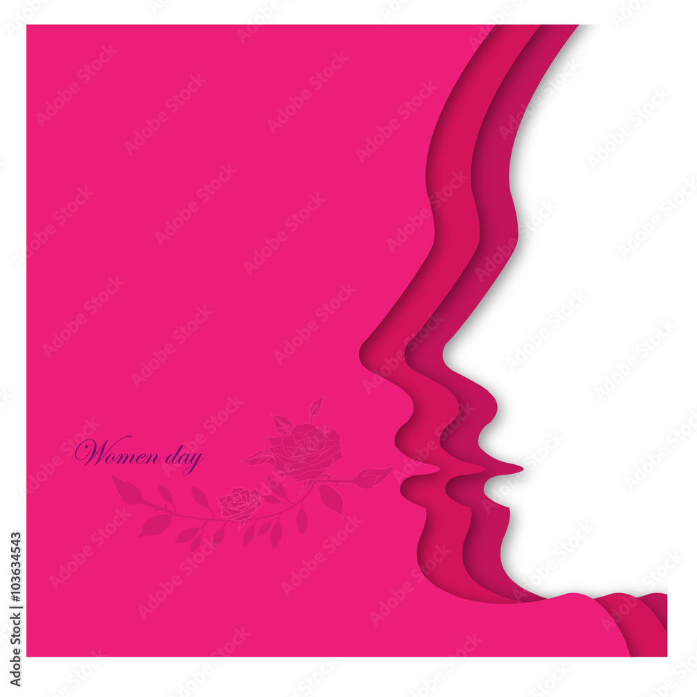 Women day background vector Women day background vector