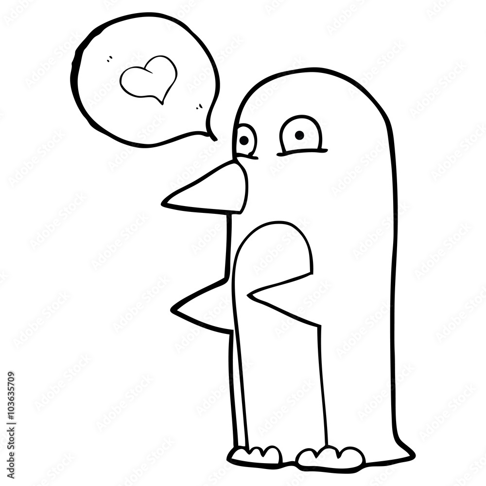 speech bubble cartoon penguin speech bubble cartoon penguin