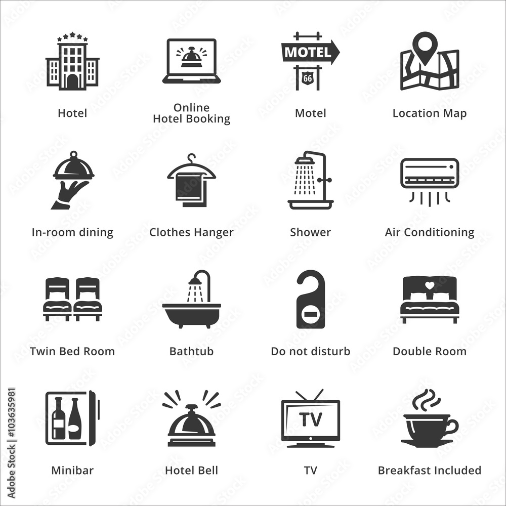 Tourism & Travel Icons - Set 1 Tourism & Travel Icons - Set 1