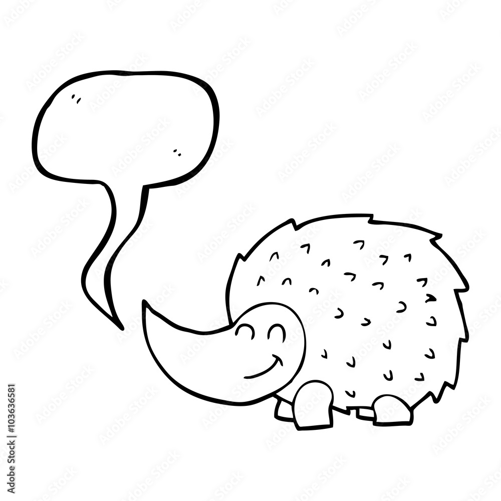 speech bubble cartoon hedgehog speech bubble cartoon hedgehog
