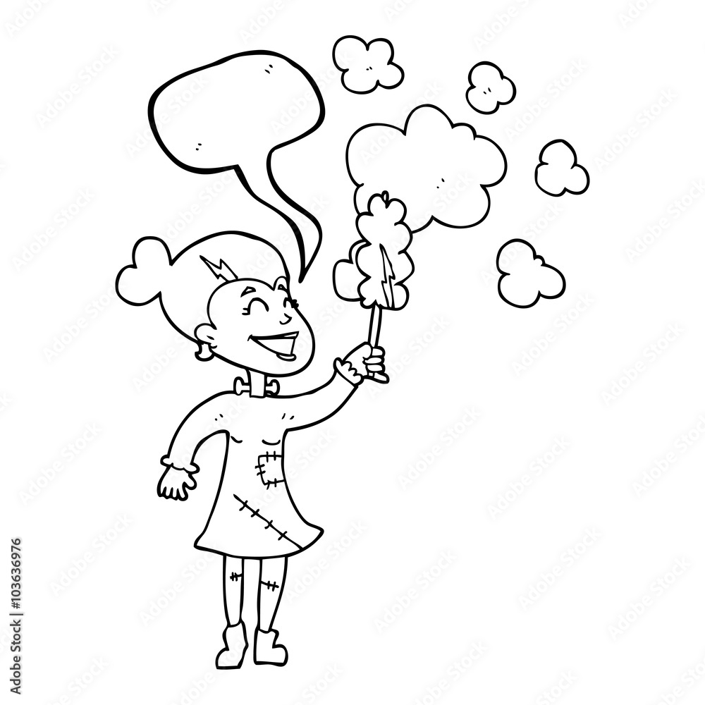 speech bubble cartoon zombie woman dusting speech bubble cartoon zombie woman dusting