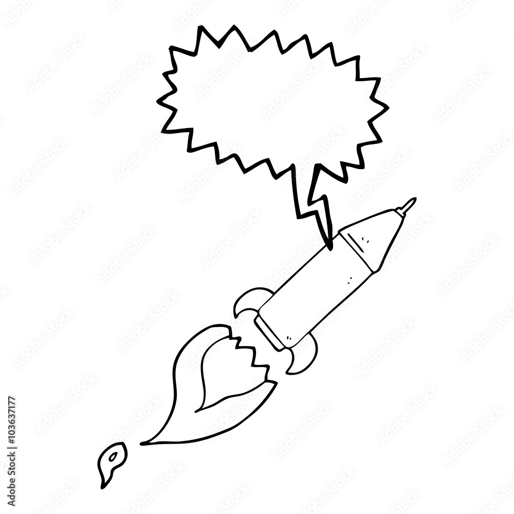 speech bubble cartoon rocket speech bubble cartoon rocket