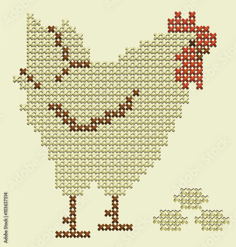 Easter embroidery 