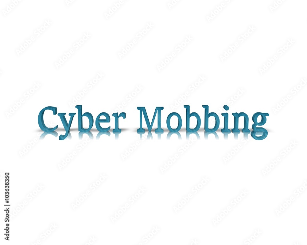 Cyber Mobbing 3d wort