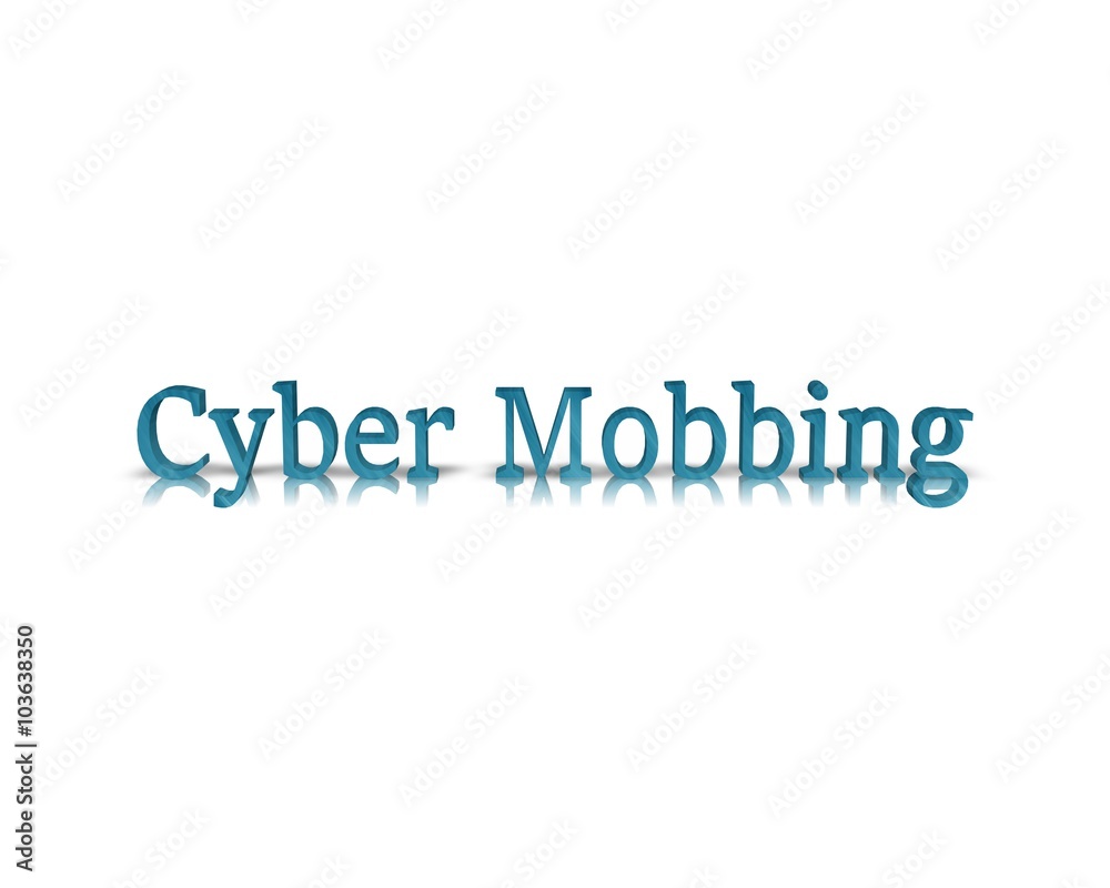 Cyber Mobbing 3d wort Cyber Mobbing 3d wort