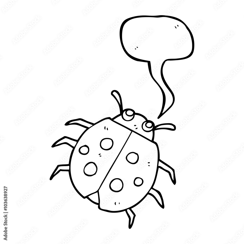 speech bubble cartoon ladybug speech bubble cartoon ladybug