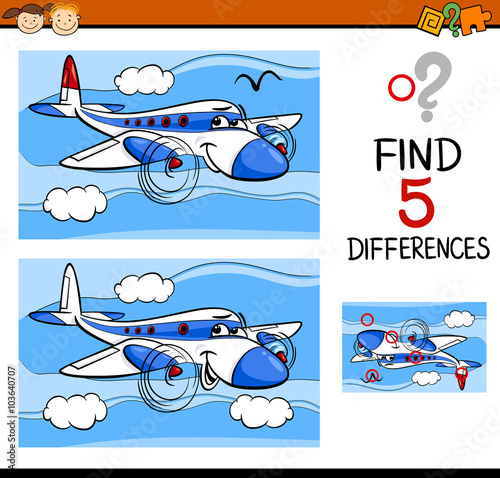 find the differences task