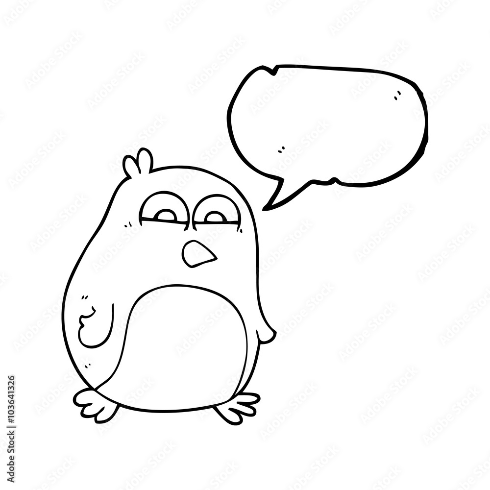 speech bubble cartoon penguin speech bubble cartoon penguin