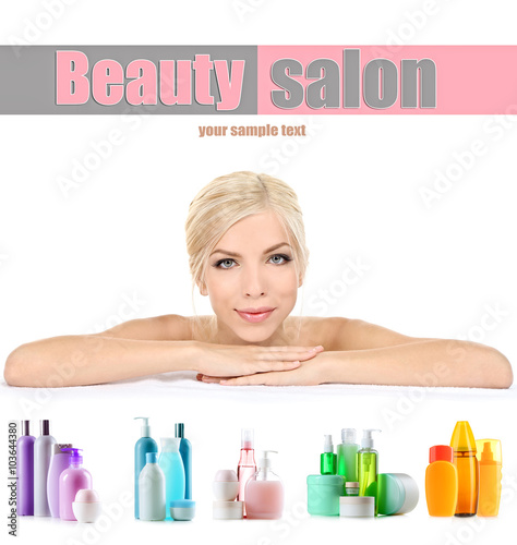 Beautiful young woman with ...