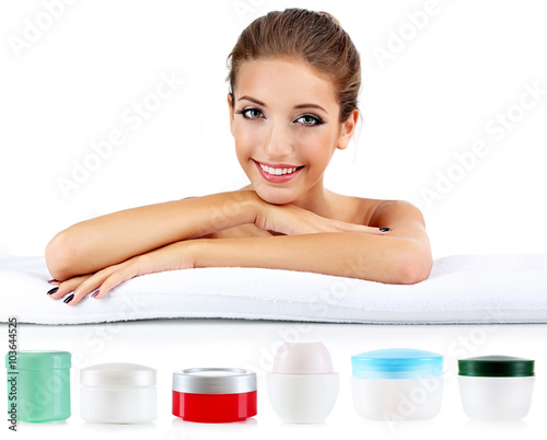 Beautiful young woman with ...