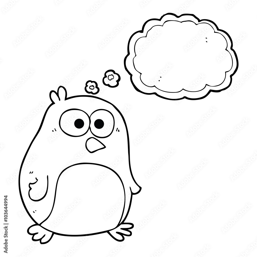 thought bubble cartoon penguin thought bubble cartoon penguin