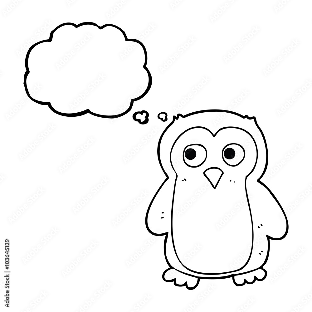 thought bubble cartoon penguin thought bubble cartoon penguin