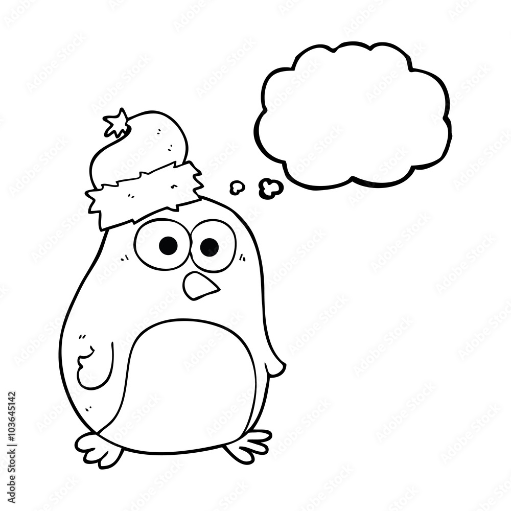 thought bubble cartoon penguin thought bubble cartoon penguin