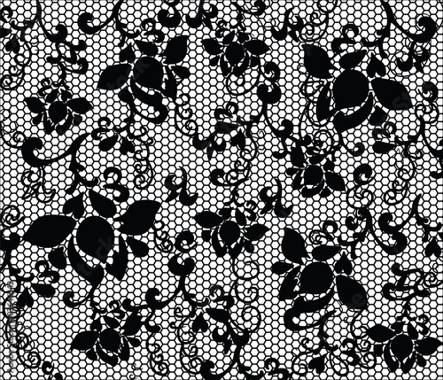 Lace ornament background. Vector
