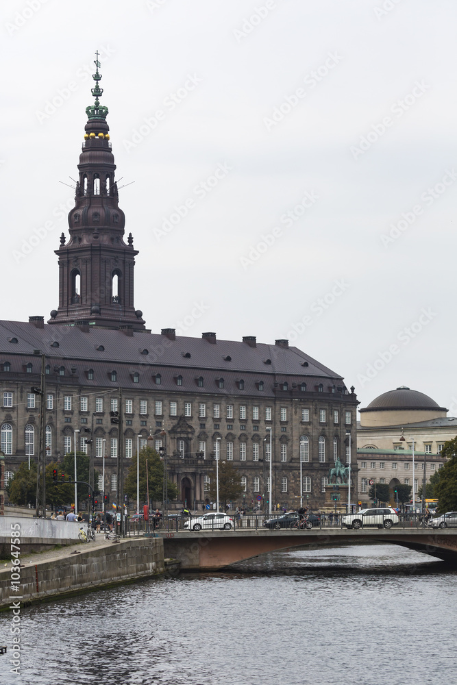Front view of the main building and the Platz in front of Christ