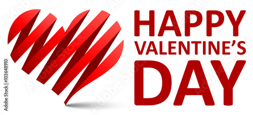 red vector background happy valentines day
